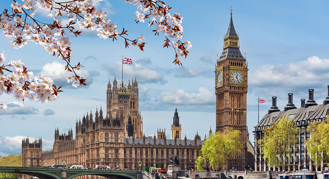 Big Ben in the Spring